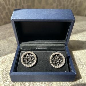 CHARRIOL DIAMOND EARRINGS! REAL DIAMONDS! WILD DEAL!